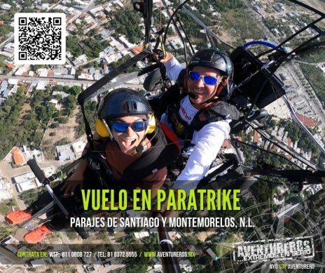 Vuelo en Paratrike